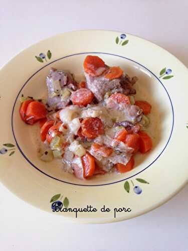 Blanquette de porc