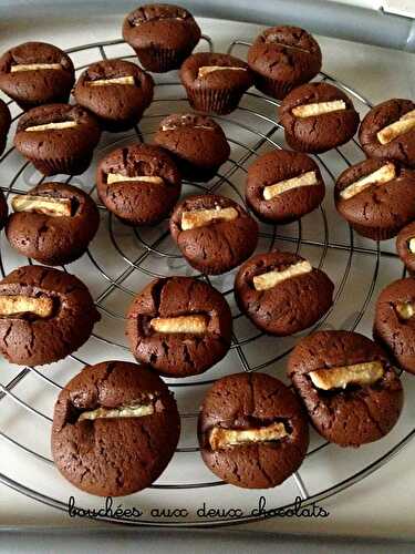 Bouchées aux deux chocolats