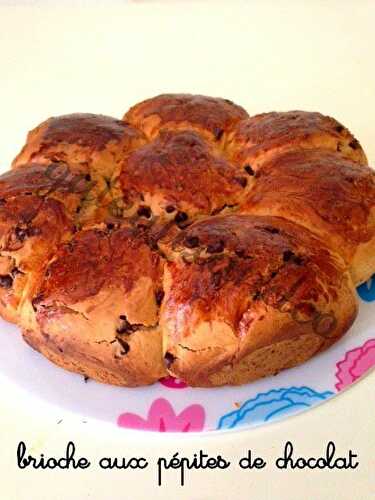 Brioche aux pépites de chocolat