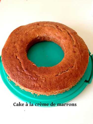 Cake à la crème de marrons ou l'Ardéchois - Gateauxandco