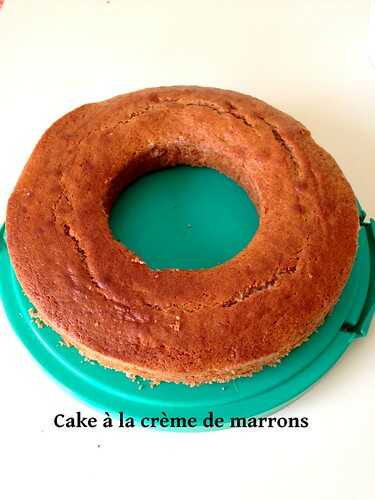 Cake à la crème de marrons ou l'Ardéchois