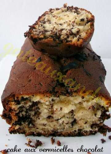 Cake aux vermicelles chocolat