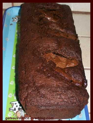 Cake chocolat, noix de coco et bounty