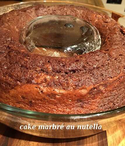 Cake marbré au nutella