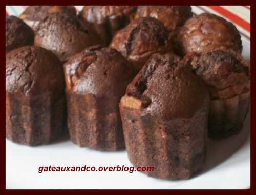 Canelés au chocolat fondant praliné