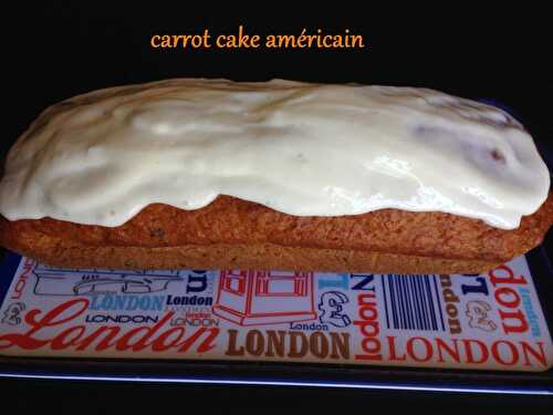 Carrot  cake américain