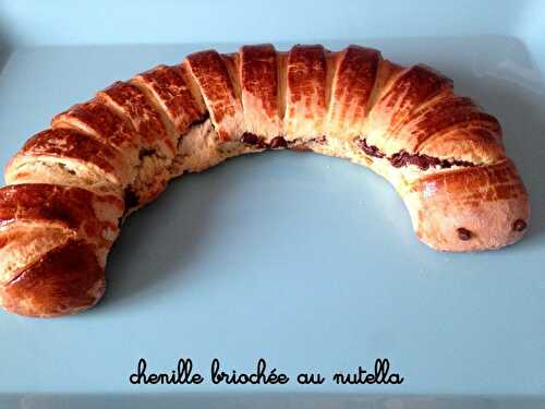 Chenille briochée au nutella