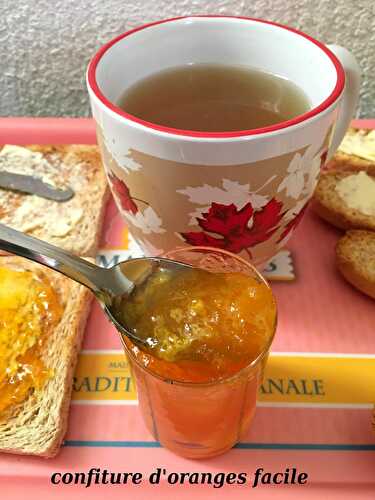 Confiture d'oranges facile