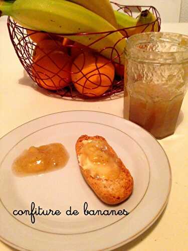 Confiture de bananes