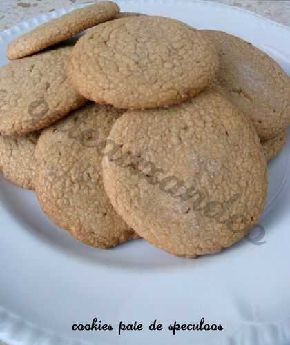 Cookies à la pâte de spéculoos