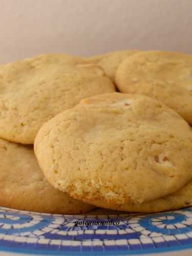 Cookies au chocolat blanc aux éclats de spéculoos