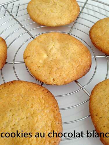 Cookies au chocolat blanc