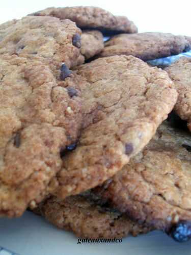 Cookies au chocolat et au nutella