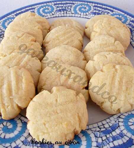 Cookies au citron