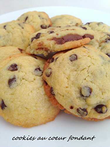 Cookies au coeur fondant