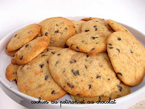 Cookies au potiron et au chocolat