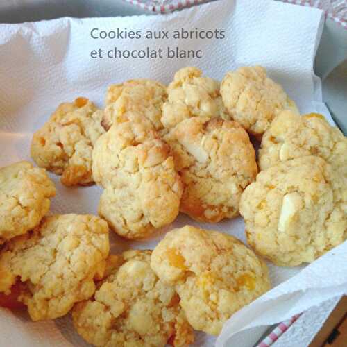 Cookies aux abricots secs et chocolat blanc