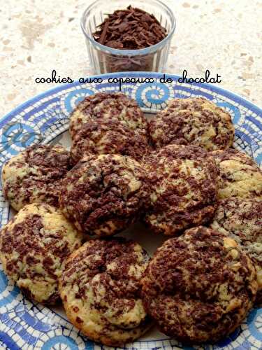 Cookies aux copeaux de chocolat