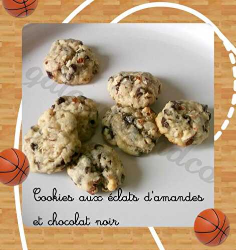 Cookies aux éclats d'amandes et chocolat noir