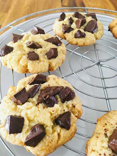 Cookies aux morceaux de chocolat et au miel