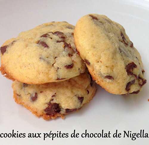 Cookies aux pépites de chocolat de Nigella