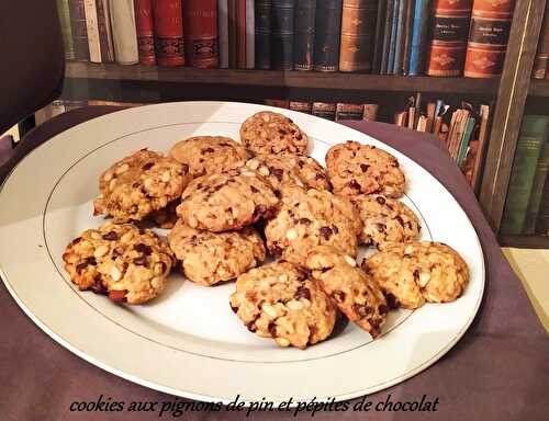 Cookies aux pignons de pin et pépites de chocolat