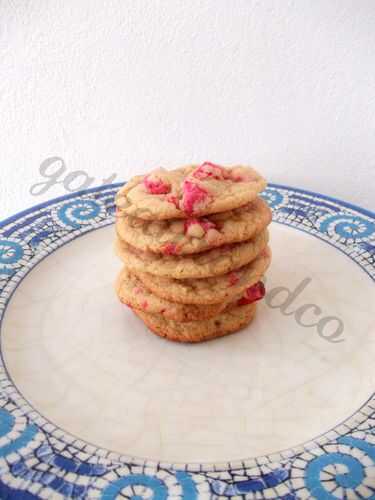 Cookies aux pralines roses