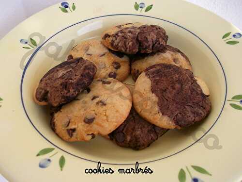 Cookies marbrés