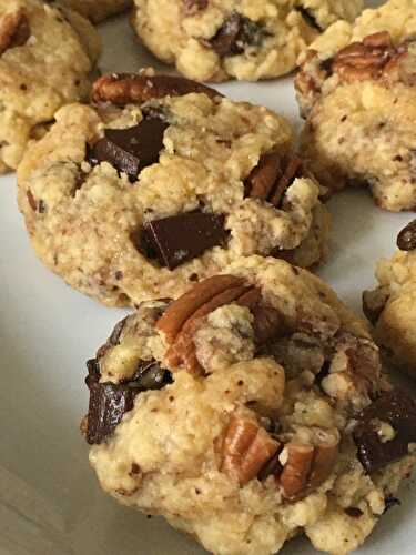 Cookies moelleux au chocolat et noix de pécan