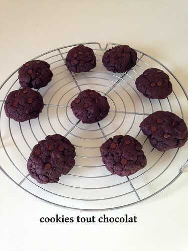 Cookies tout chocolat