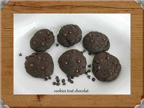 Cookies tout chocolat