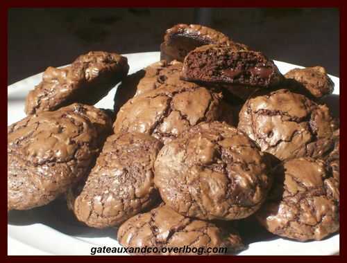 Cookies tout chocolat - Gateauxandco