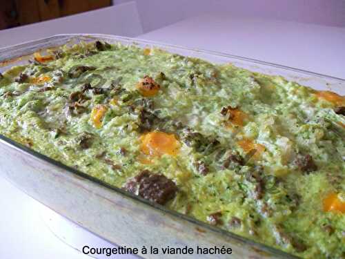 Courgettine à la viande hâchée