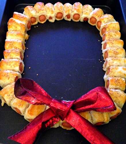 Couronne de Noël feuilletée