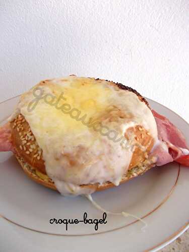 Croque-bagel