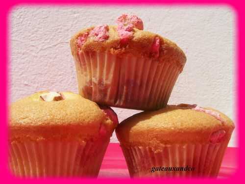 Cupcakes aux pralines roses