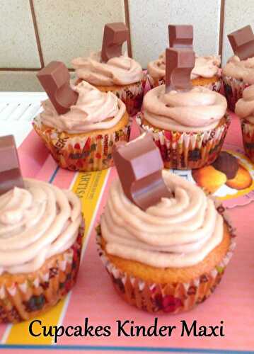 Cupcakes Kinder maxi