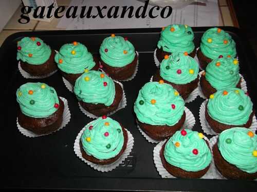 Cupcakes sapins