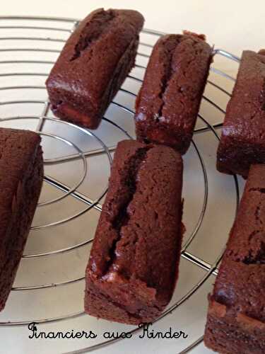 Financiers au chocolat et aux Kinder