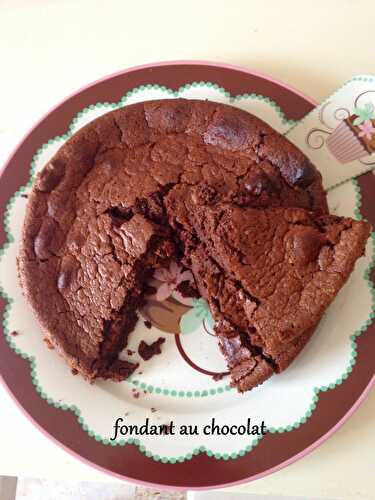 Fondant au chocolat exceptionnel ! (sans beurre)