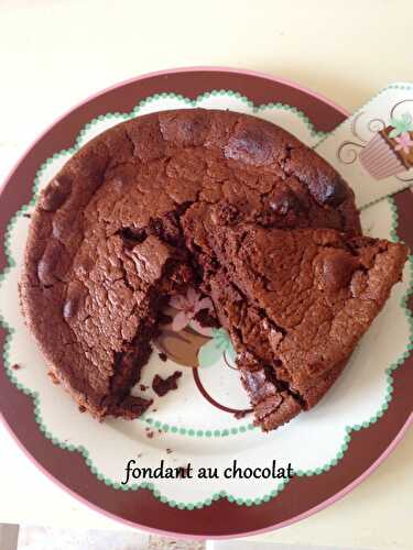 Fondant au chocolat exceptionnel ! (sans beurre)