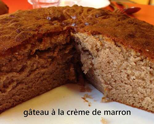 Gâeau à la crème de marron