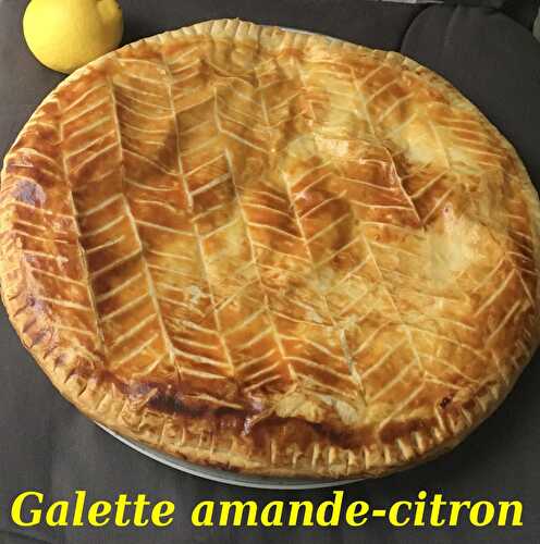 Galette des rois amande-citron