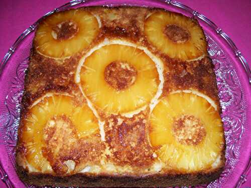 Gâteau à l'ananas