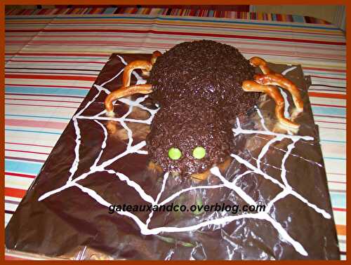 Gâteau araignée - Gateauxandco