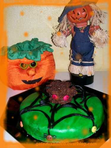 Gâteau araignée pour Halloween - Gateauxandco
