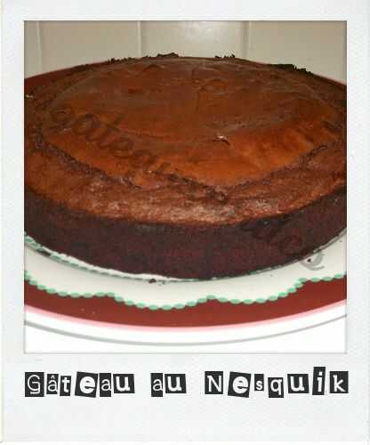 Gâteau au Nesquik