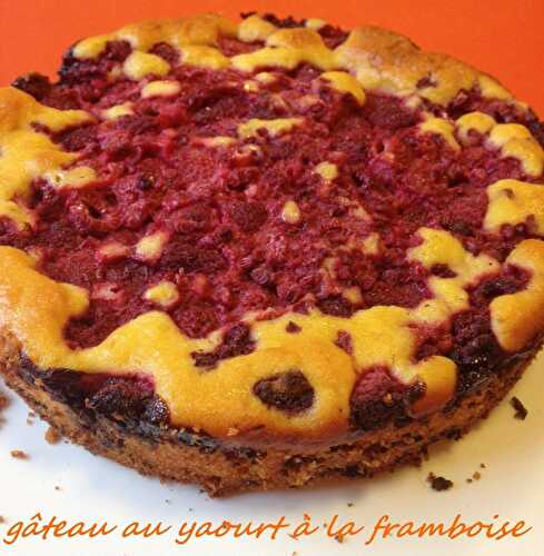 Gâteau au yaourt à la framboise