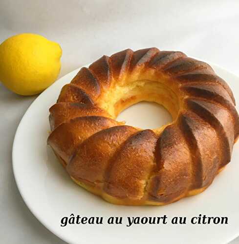 Gâteau au yaourt au citron