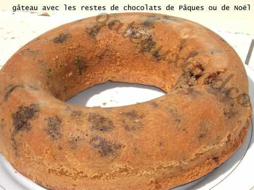 Gâteau avec les restes de chocolat....